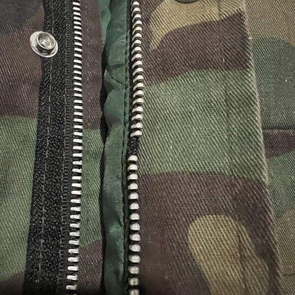 Kicks USA Woodland Camo Field Jacket L - Picture 10 of 12